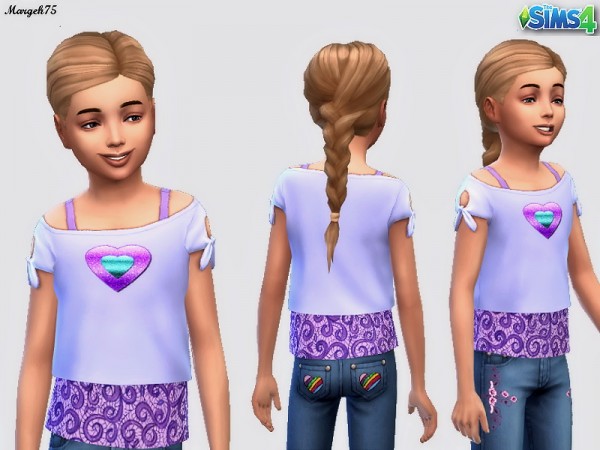  Sims 3 Addictions: Sims 4 Sweet Child Set by Margies Sims