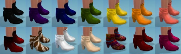  The simsperience: 14 Cuffed Ankle Boots
