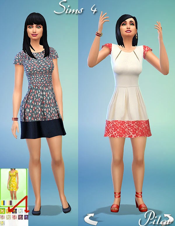  SimControl: Summer and floral dresses