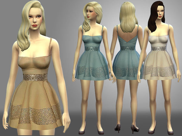  The Sims Resource: Cocktail dress by Nia