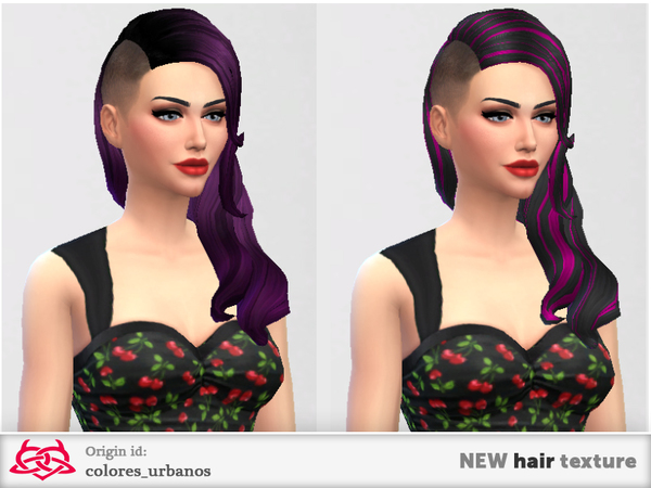  The Sims Resource: New hair textures 02 by Colores Urbanos