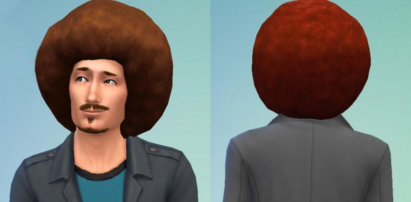  Mod The Sims: Big Afro for Men by Esmeralda