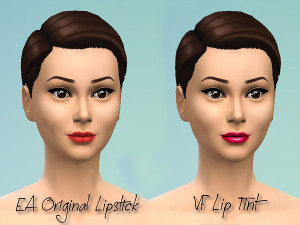  The Sims Resource: Victorias Fortune Lip Tint Lipstick Collection by Fortunecookie1