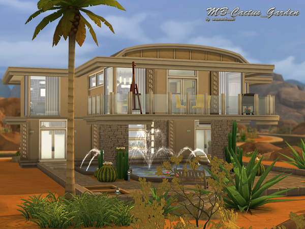  The Sims Resource: Cactus Garden house by Matomibotaki