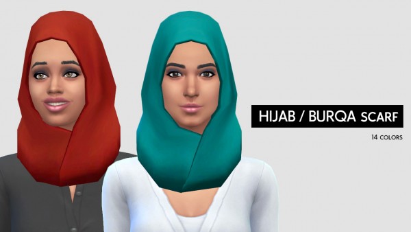  Lumia Lover Sims: Hijab/Burqa scarf