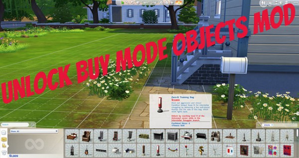  Sims Vip: Unlock all Build/Buy Content Mod