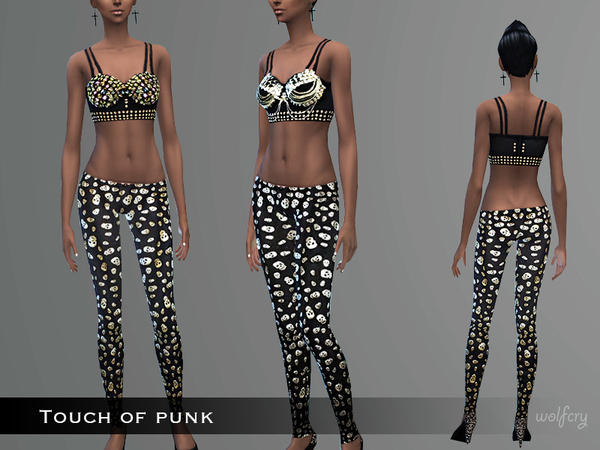  The Sims Resource: Touch Of Punk set by Wolfcry