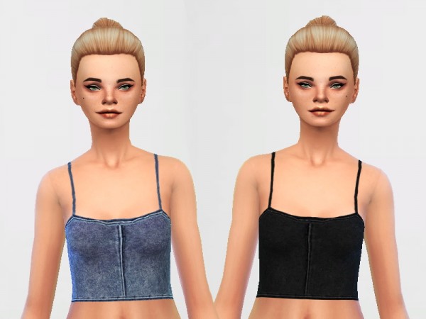  Pure Sims: Two Denim Bralets