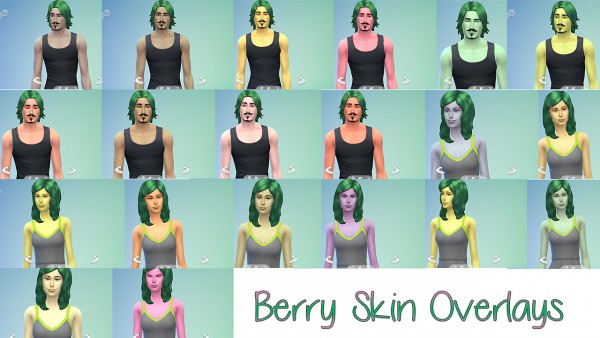  Stars Sugary Pixels: Berry Skin Overlays