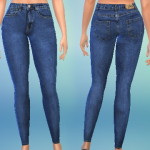 Pure Sims: Cuffed jeans • Sims 4 Downloads