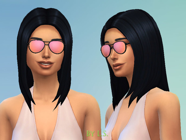  The Sims Resource: Mirrored Sunglasses Set by Lady Shadows