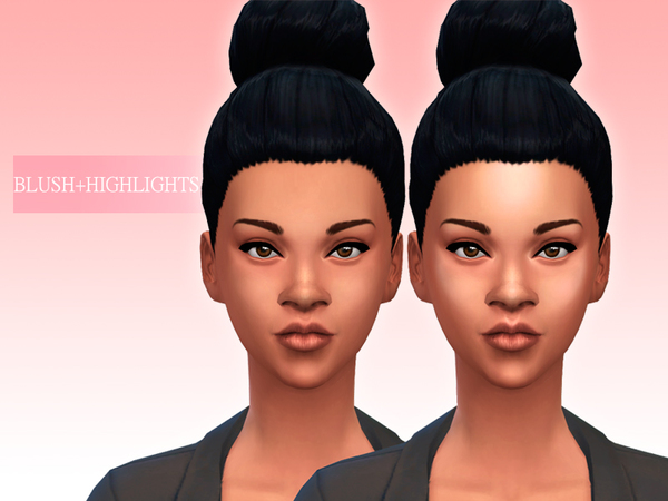  The Sims Resource: Blush + highlights by Onigiri Sims