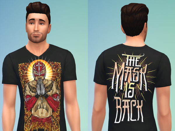  The Sims Resource: WWE Shirts Set 3 by Milan RKO
