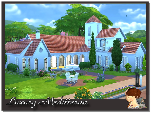  The Sims Resource: Luxury Meditterane by Evanell