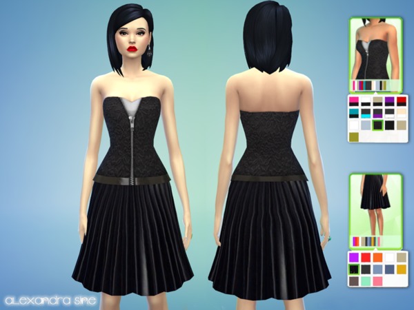  The Sims Resource: Lady in Black by Alexandra Sine