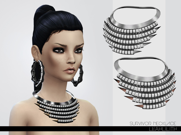  The Sims Resource: Survivor Necklace by Leahlillith