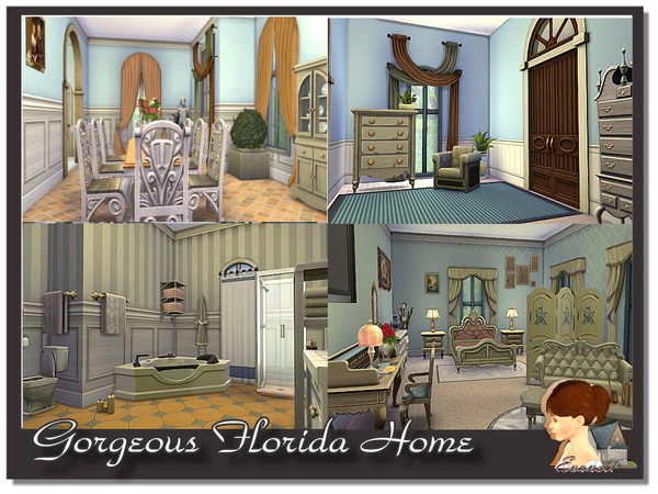  The Sims Resource: Gorgeous Florida Home by Evanell