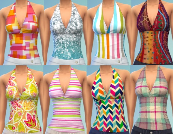  The simsperience: 8 Flirty and Fun Halter Tops