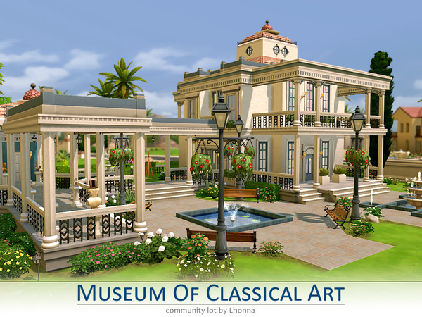  The Sims Resource: Museum Of Classical Art by Lhonna