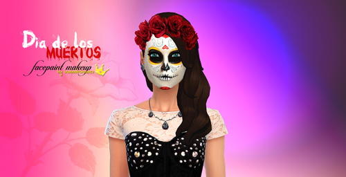  In a bad romance: Day of the dead make up