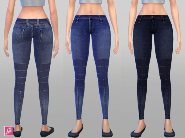 The Sims Resource: Modern Style Jeans by Alexandra_Sine • Sims 4 Downloads