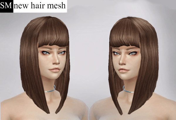 create hair mesh sims 4