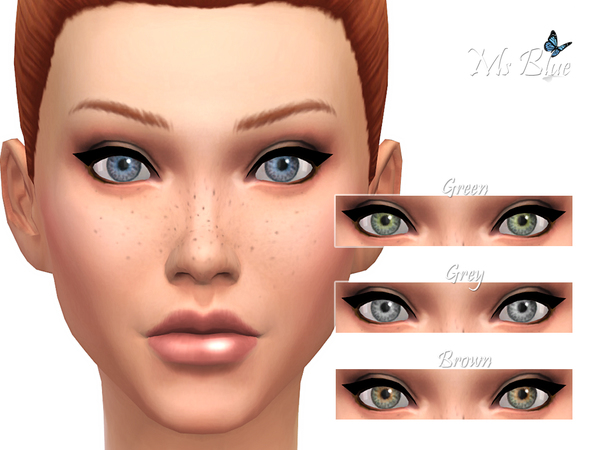  The Sims Resource: Authentic Eyes Set by Ms Blue