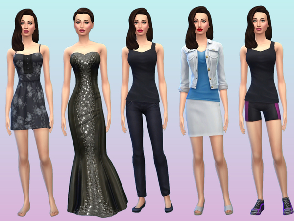 The Sims Resource: Angelina Jolie Sims model by Flovv