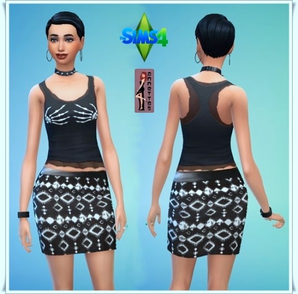  Annett`s Sims 4 Welt: Top and skirts