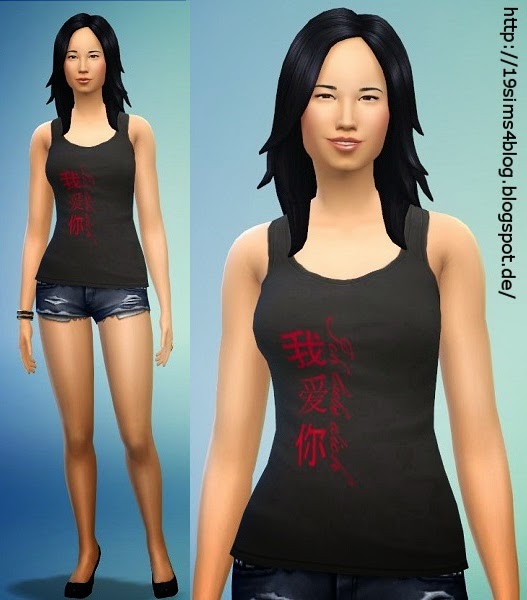  19 Sims 4 Blog: Two t shirts