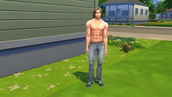  Mod The Sims: Blackwash, Darkwash and Stonewash Recolours of Skinny Jeans by DocStone