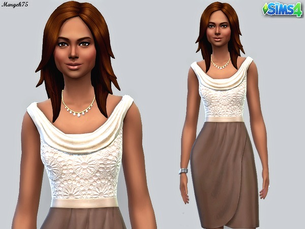  The Sims Resource: Strictly Business Outfit Dress by Margeh 75