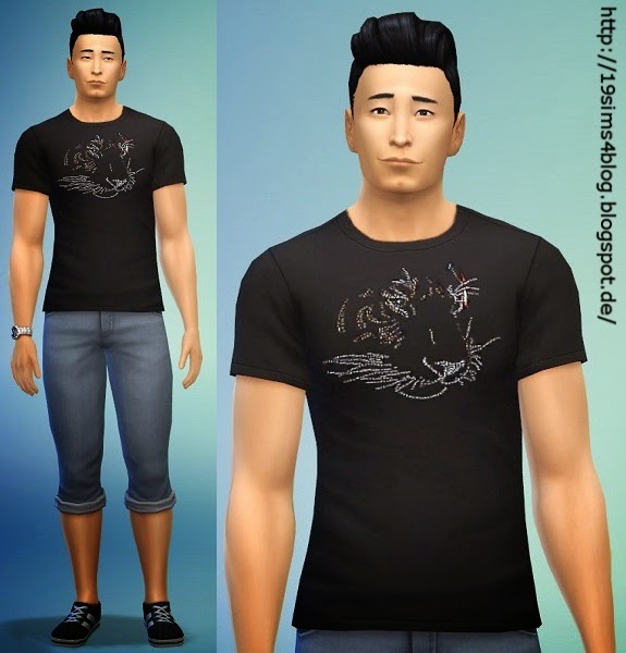  19 Sims 4 Blog: Two t shirts