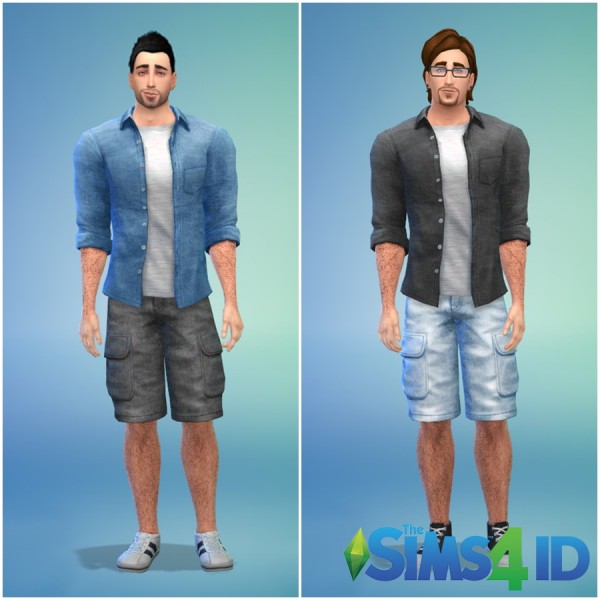  The Sims 4 ID: Shirts and shorts