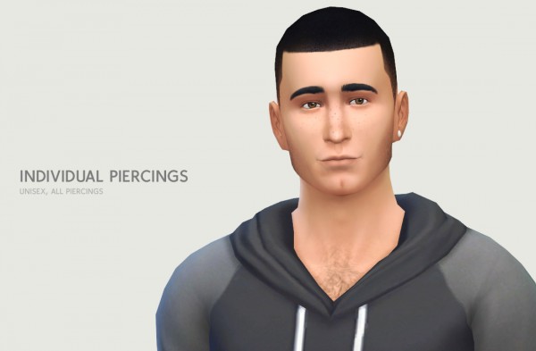  Lumia Lover Sims: Individual piercings
