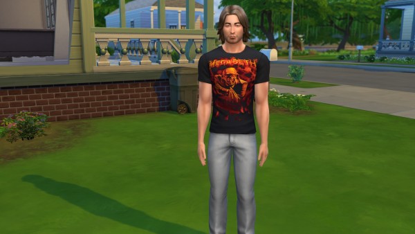  Mod The Sims: Heavy Metal T Shirt by DocStone