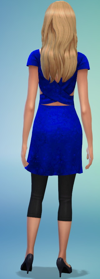  The simsperience: 6 Crossback Dresses Recolors