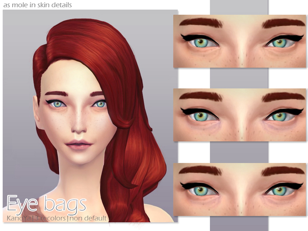  The Sims Resource: Eye Bags N1 by Kanoya Sims