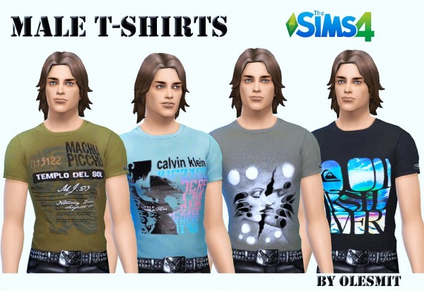 OleSims: Male t-shirt • Sims 4 Downloads