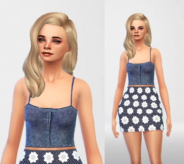  Pure Sims: 100 followers gift clothing