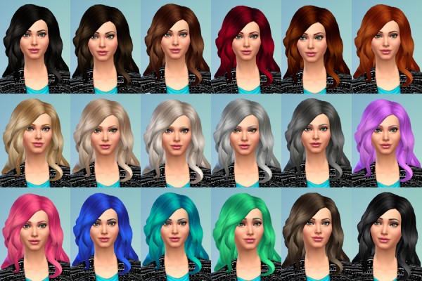  Delirium Sims: 3 Hair recolors
