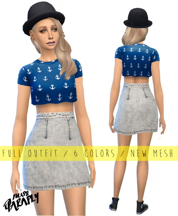  Miss Paraply: Full body outfit in 6 colors