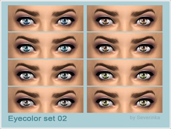  Sims by Severinka: Eyecolor 02