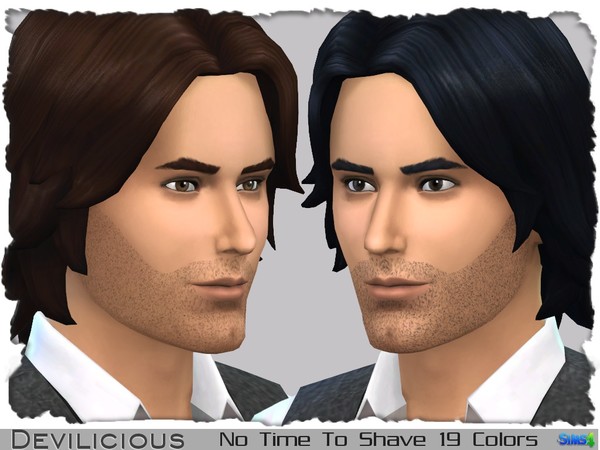  The Sims Resource: No Time To Shave Stubly Beard by Devilicious