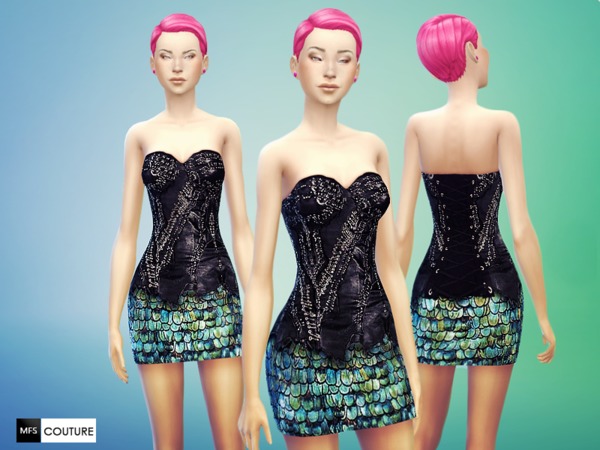  The Sims Resource: Dress Couture by MissFortune