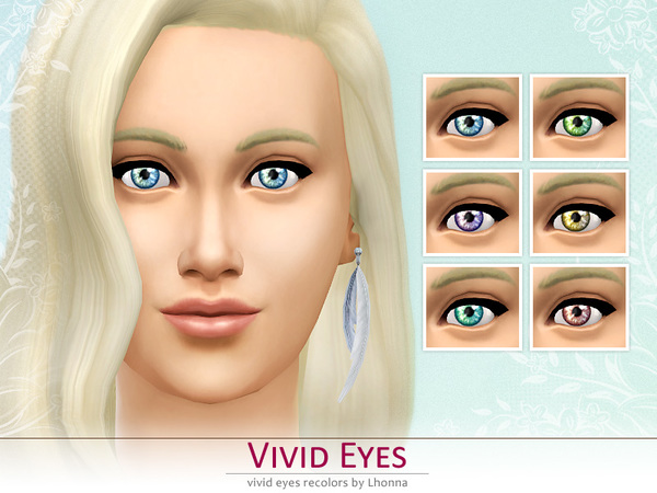  The Sims Resource: Vivid Eyes by Lhonnas