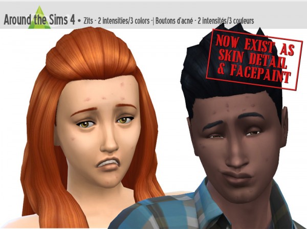  Around The Sims 4: Skin Detail or face paint