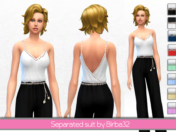  The Sims Resource: Separated suit by Birba 32