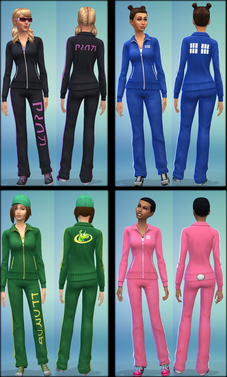  Adventures in Geekiness: Various Tracksuits  by ERae013