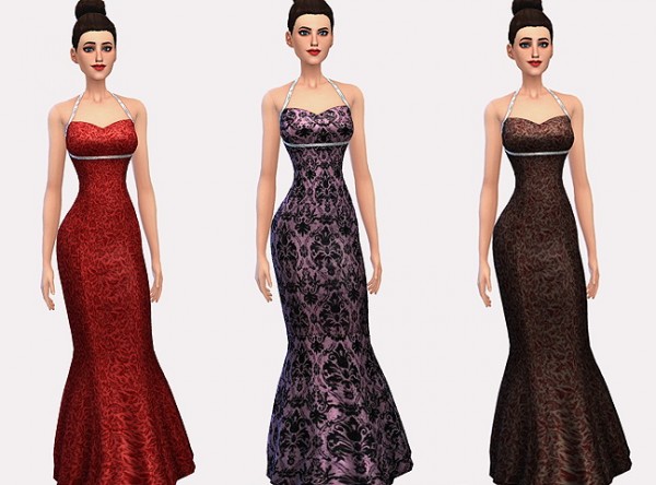  Ecoast: Three simple recolors of the Double Diamond dresses